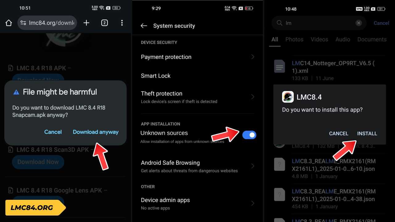 Download and Install LMC 8.4 On Oppo Phones